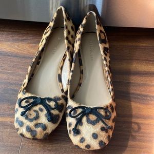 Aerosoles calf skin animal print wedges